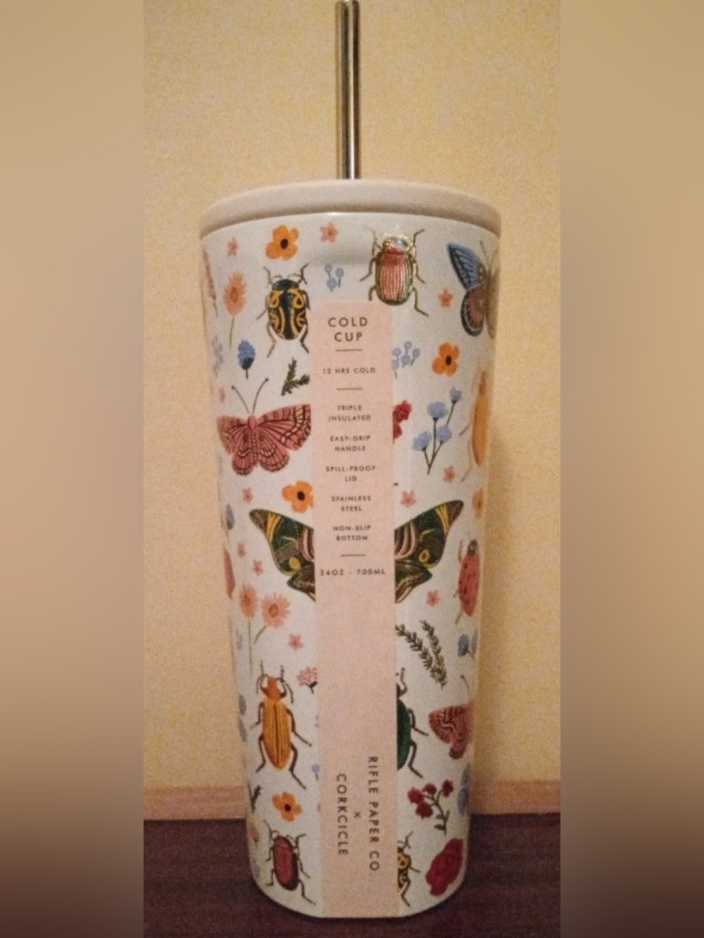 Rifle Paper Co. X Corkcicle Ltd Edition Cold Cup